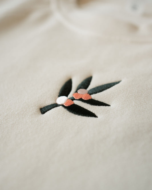 BIENVENUE EMBROIDERED PULLOVER