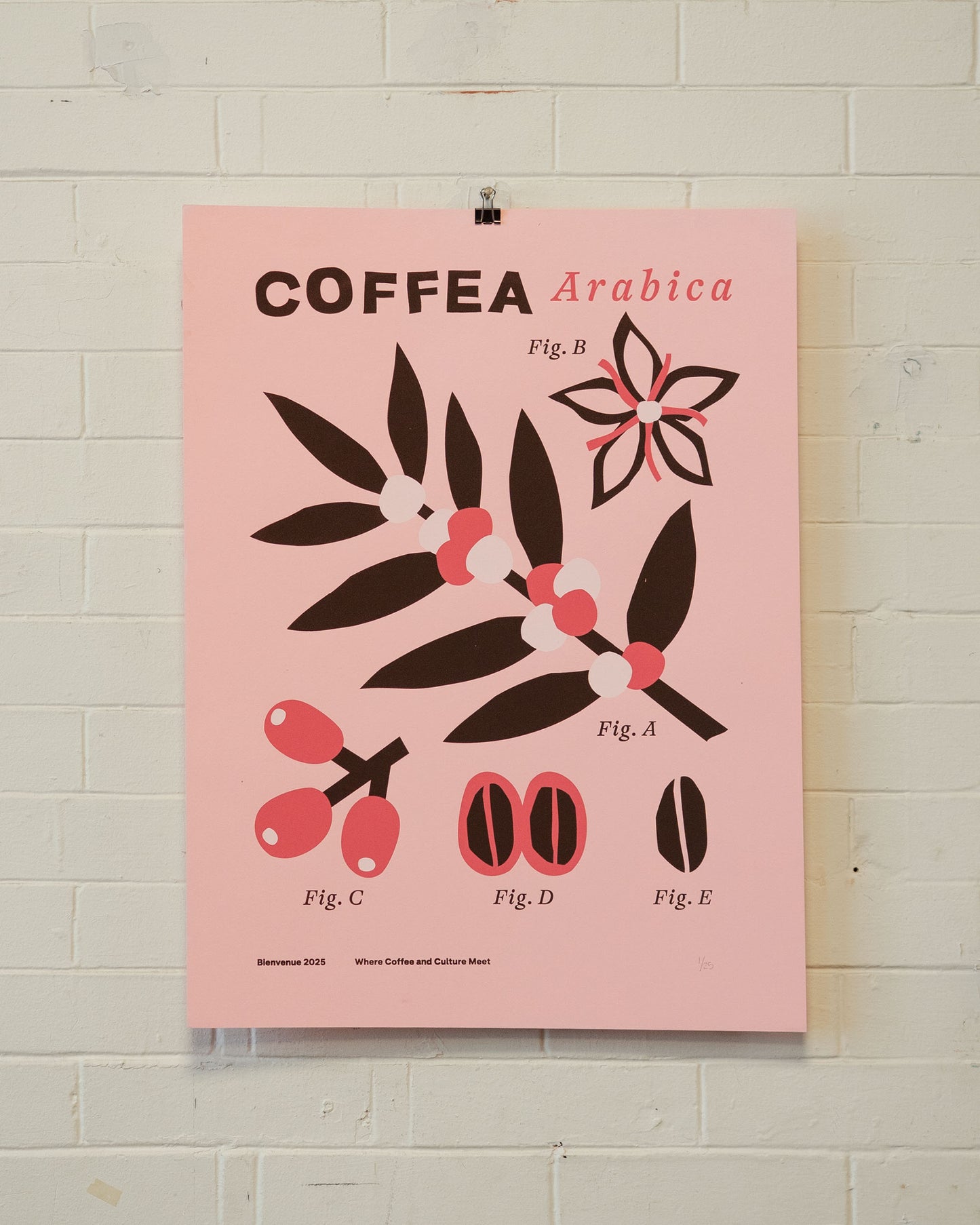 BIENVENUE BOTANICAL POSTER