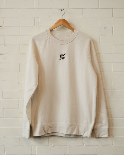 BIENVENUE EMBROIDERED PULLOVER