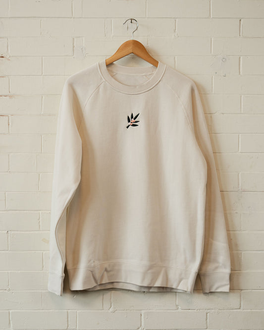 BIENVENUE EMBROIDERED PULLOVER